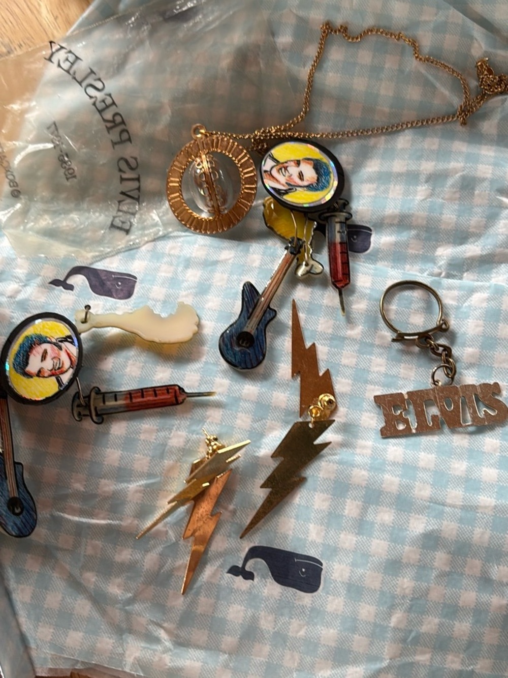 Elvis jewelry lot